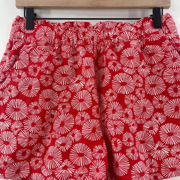 LOFT ANN TAYLOR Shorts Size Small Pull On Firework Linen Blend Floral Office - Picture 7 of 11